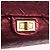 Borsa a tracolla con catena CHANEL 2.55 Matelasse in pelle d'agnello rossa e oro CC Auth ka6142SAV Rosso - vista 20