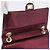 Borsa a tracolla con catena CHANEL 2.55 Matelasse in pelle d'agnello rossa e oro CC Auth ka6142SAV Rosso - vista 21