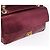 Borsa a tracolla con catena CHANEL 2.55 Matelasse in pelle d'agnello rossa e oro CC Auth ka6142SAV Rosso - vista 22