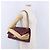 Borsa a tracolla con catena CHANEL 2.55 Matelasse in pelle d'agnello rossa e oro CC Auth ka6142SAV Rosso - vista 35