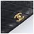 Borsa a tracolla CHANEL Chain Matelasse in pelle d'agnello nera e oro CC Auth 200435V Nero D'oro - vista 19