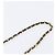 Borsa a tracolla CHANEL Chain Matelasse in pelle d'agnello nera e oro CC Auth 200435V Nero D'oro - vista 8