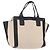 Chloé Chloe Alison Tote Bag aus Leder Ivory Black Auth 203353 Schwarz Roh