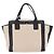 Chloé Chloe Alison Tote Bag aus Leder Ivory Black Auth 203353 Schwarz Roh - Ansicht 2