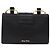 Borsa a tracolla Miu Miu in pelle nera e oro Auth ka6173M Nero - vista 2