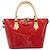 Borsa a mano LOUIS VUITTON Monogram Vernis Montebello PM Rossa M90165 LV Auth 200378V Rosso - vista 13