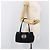 Borsa a mano FENDI Mamma Baguette in jersey di cotone Nero Argento Auth 200914V - vista 26