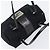 Borsa a mano FENDI Mamma Baguette in jersey di cotone Nero Argento Auth 200914V - vista 6