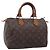 LOUIS VUITTON Monogram Speedy 25 Hand Bag M41528 LV Auth 202656