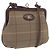 Borsa a Tracolla Burberrys Nova Check Canvas Beige Gold Auth 202710 D'oro
