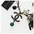 Collana CHANEL metallo Nero CC Auth 198872M - vista 3