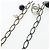 Collana CHANEL metallo Nero CC Auth 198872M - vista 8