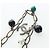 Collana CHANEL metallo Nero CC Auth 198872M - vista 9