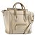 Céline CELINE Luggage Nano Shopper Hand Bag Leather 2way Gold Auth 202288A D'oro