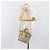 Céline CELINE Luggage Nano Shopper Hand Bag Leather 2way Gold Auth 202288A D'oro - vista 25