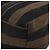 Pequin Borsa Tote FENDI Pecan Canvas Marrone Nero Auth 202984 - vista 10