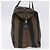 Pequin Borsa Tote FENDI Pecan Canvas Marrone Nero Auth 202984 - vista 4