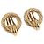 Orecchini Christian Dior Metal Gold Tone Auth ti4009