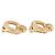 Orecchini Christian Dior Metal Gold Tone Auth ti4009 - vista 10