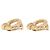 Orecchini Christian Dior Metal Gold Tone Auth ti4009 - vista 11