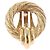 Orecchini Christian Dior Metal Gold Tone Auth ti4009 - vista 2