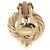 Orecchini Christian Dior Metal Gold Tone Auth ti4009 - vista 3
