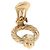 Orecchini Christian Dior Metal Gold Tone Auth ti4009 - vista 9