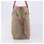 Borsa Tote PRADA in jacquard di tela marrone oro Auth 200586V D'oro - vista 3