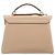 Borsa Salvatore Ferragamo Gancini in pelle 2way Beige Gold Auth 199034A D'oro - vista 2