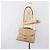 Borsa Salvatore Ferragamo Gancini in pelle 2way Beige Gold Auth 199034A D'oro - vista 26