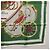Hermès Pañuelo HERMES Carre 90 Seda Verde Auth 199724M - vista 10