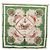 Hermès Pañuelo HERMES Carre 90 Seda Verde Auth 199724M - vista 13