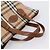 Borsa a mano Burberrys Nova Check Canvas Beige Gold Auth 202669 D'oro - vista 7