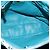 Bolsa PRADA Matelassé Nylon 2way Turquoise Blue Silver Auth 202888V Prata Turquesa - vista 11