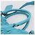 Bolsa PRADA Matelassé Nylon 2way Turquoise Blue Silver Auth 202888V Prata Turquesa - vista 14