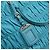 Bolsa PRADA Matelassé Nylon 2way Turquoise Blue Silver Auth 202888V Prata Turquesa - vista 20