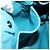 Bolsa PRADA Matelassé Nylon 2way Turquoise Blue Silver Auth 202888V Prata Turquesa - vista 29
