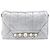 Borsa a tracolla Miu Miu in pelle argento autentica 167579A - vista 13