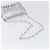 Borsa a tracolla Miu Miu in pelle argento autentica 167579A - vista 7