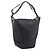 Bolsa de Ombro BALLY em Couro Preto e Dourado Auth ka6077A