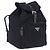 Sac à dos PRADA Nylon Black Silver Auth 199882A Noir Argenté