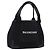Borsa a mano BALENCIAGA Navy Cabas XS Canvas Black 390346 Auth 200438A Nero