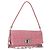 Borsa a tracolla Miu Miu Matelassé in pelle 2way Rosa Argento Auth ka6075M