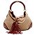Borsa Hobo Gucci Monogram Bamboo con Nappine Rosso Beige