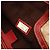 Borsa Hobo Gucci Monogram Bamboo con Nappine Rosso Beige - vista 12