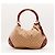 Borsa Hobo Gucci Monogram Bamboo con Nappine Rosso Beige - vista 3