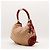 Borsa Hobo Gucci Monogram Bamboo con Nappine Rosso Beige - vista 4