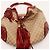 Borsa Hobo Gucci Monogram Bamboo con Nappine Rosso Beige - vista 6