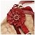 Borsa Hobo Gucci Monogram Bamboo con Nappine Rosso Beige - vista 7