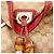 Borsa Hobo Gucci Monogram Bamboo con Nappine Rosso Beige - vista 9